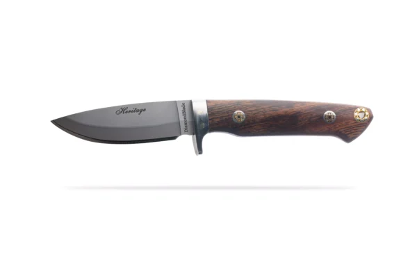 Heritage knife with ironwood handle by DiamondBlade Knives featuring Friction Forged Technology