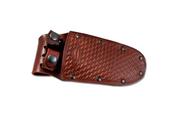 Handcrafted Surge Combo leather sheath for DiamondBlade Knives fixed blade set