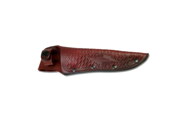 Traditional leather sheath for DiamondBlade Knives fixed blade hunting knife